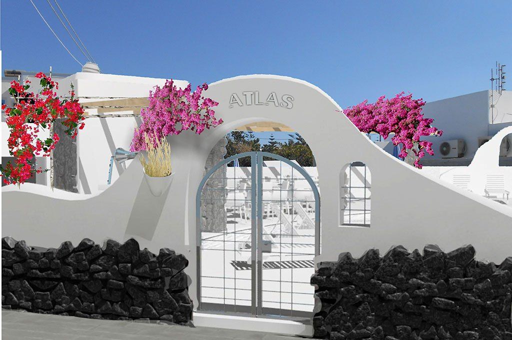 Atlas Boutique Hotel Kamári Exterior foto